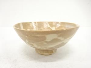 作家物　白掛釉　茶碗(無地箱付)